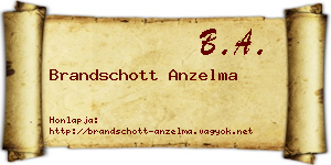 Brandschott Anzelma névjegykártya